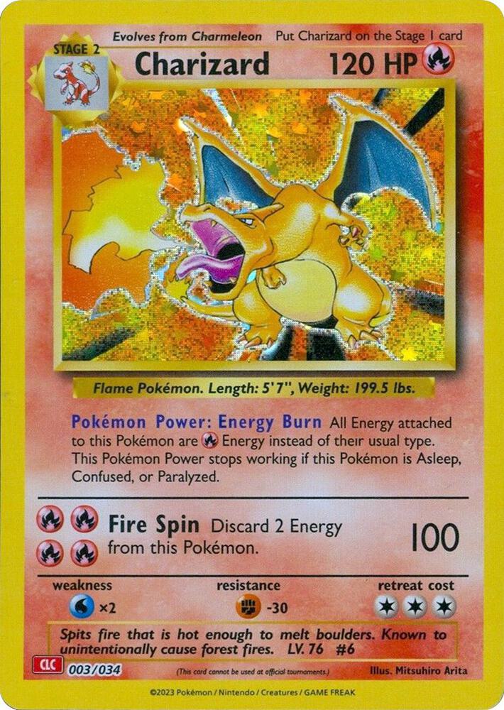 Charizard - 003/034 - Promo - CLC [tcgc-CLC003] [Holo]