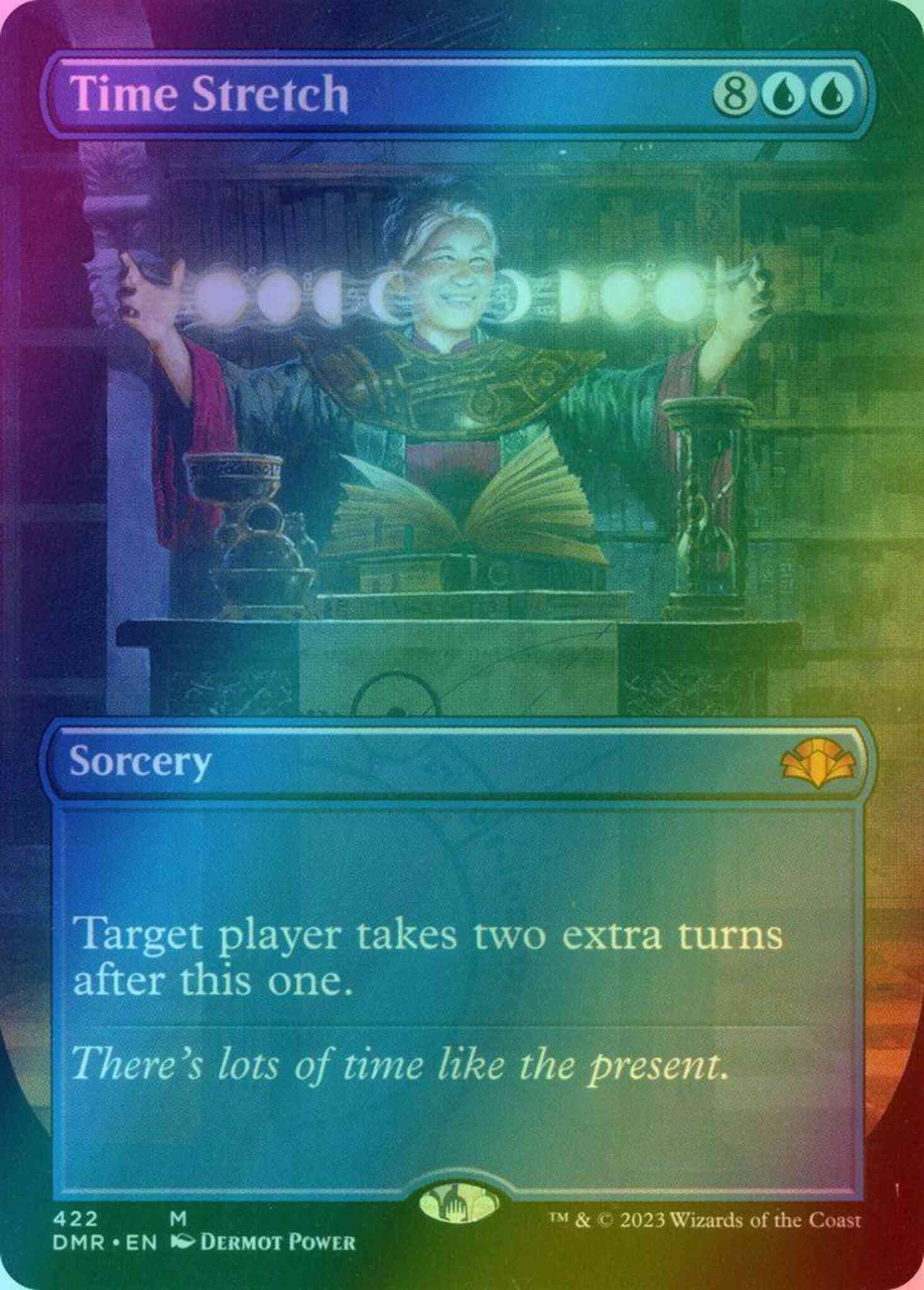 Time Stretch [422] [Borderless] [Dominaria Remastered] [Foil