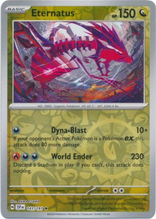 Eternatus - 141/191 - Rare [sv08-141] [Reverse Holo]