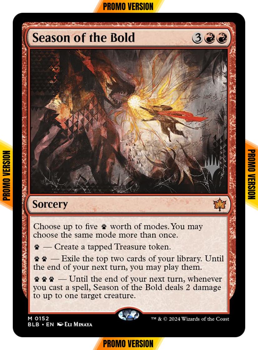 Season of the Bold [152p] [Promo Pack] [Bloomburrow: Promos] [Non-Foil]