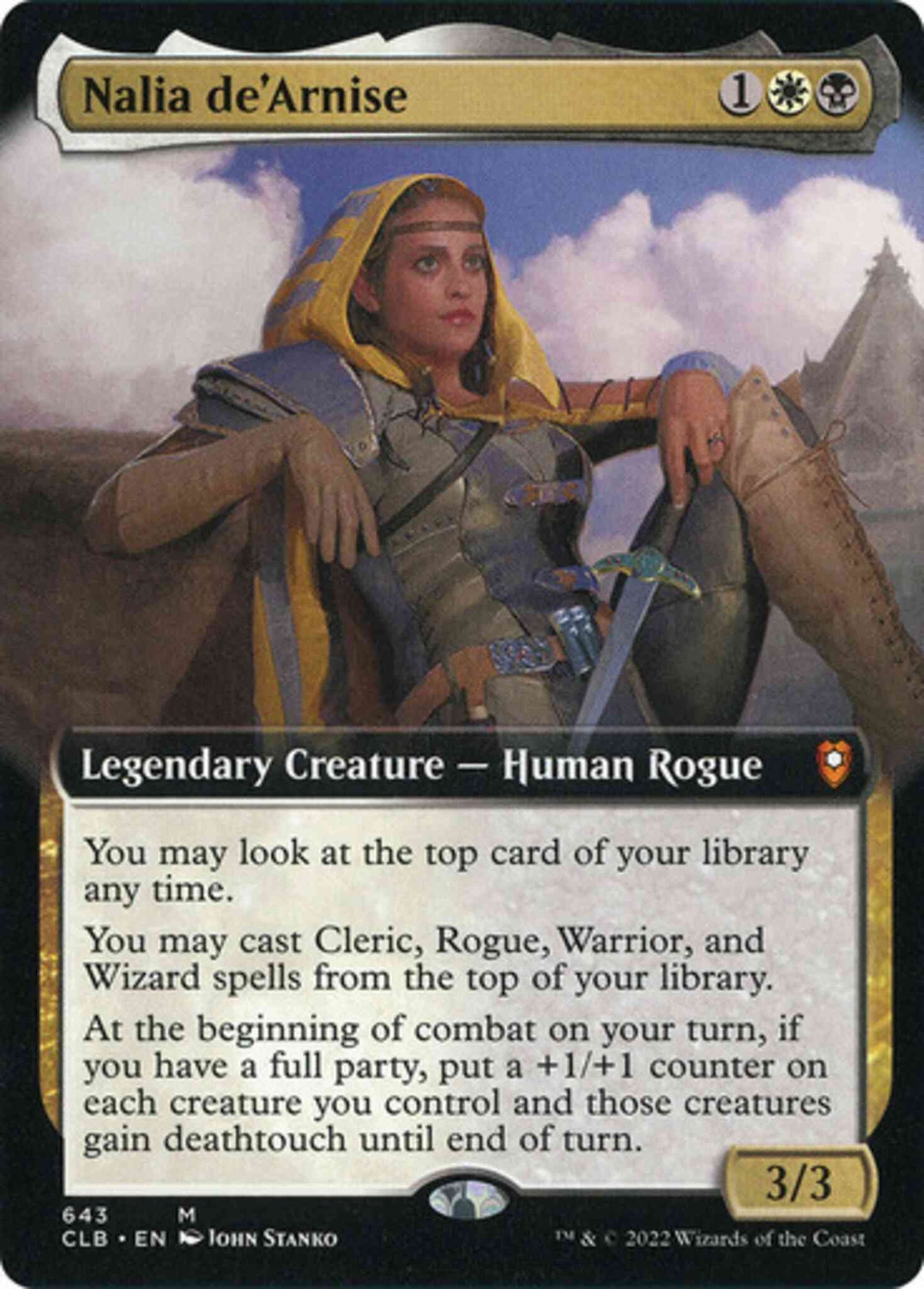 Nalia de'Arnise [643] [Extended Art] [Commander Legends: Battle for Baldur's Gate] [Non-Foil]