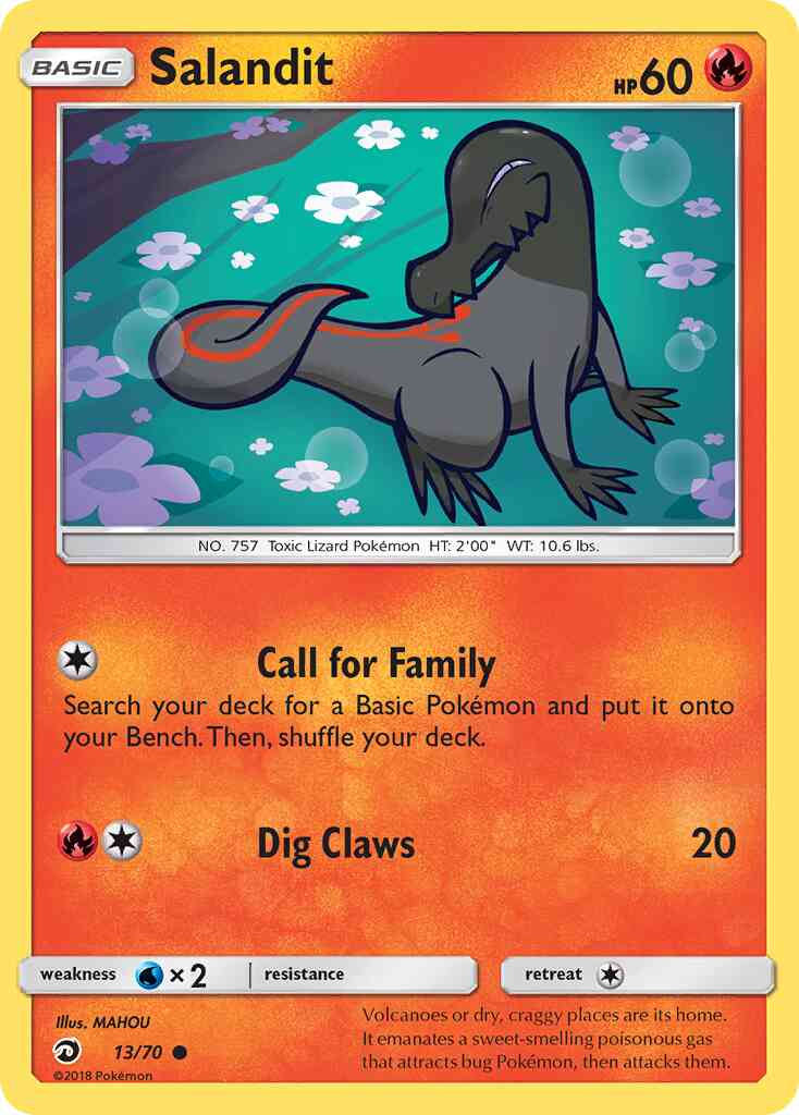 Salandit - 13/70 - Common [sm75-13] [Reverse Holo]