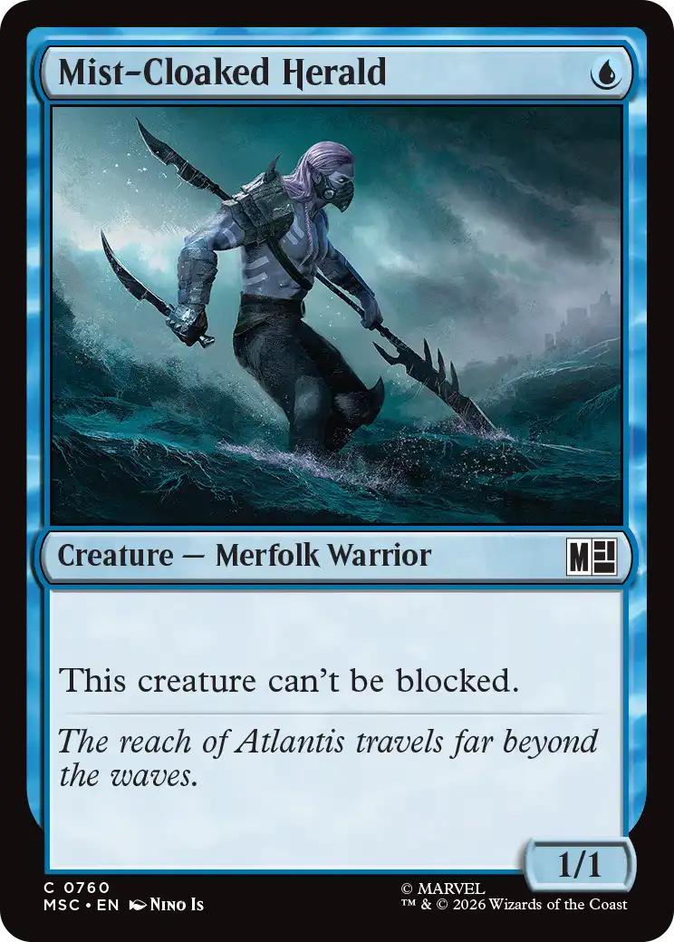 Mist-Cloaked Herald [760] [Jumpstart] [Welcome Deck] [Marvel Super Heroes: Commander] [Non-Foil]