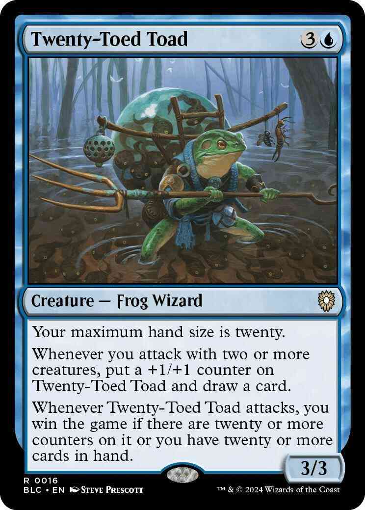 Twenty-Toed Toad [16] [Bloomburrow: Commander] [Non-Foil]