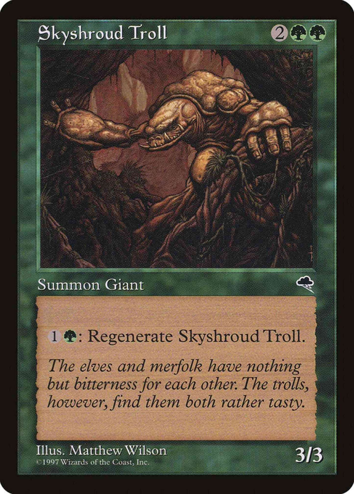 Skyshroud Troll [257] [Tempest] [Non-Foil]