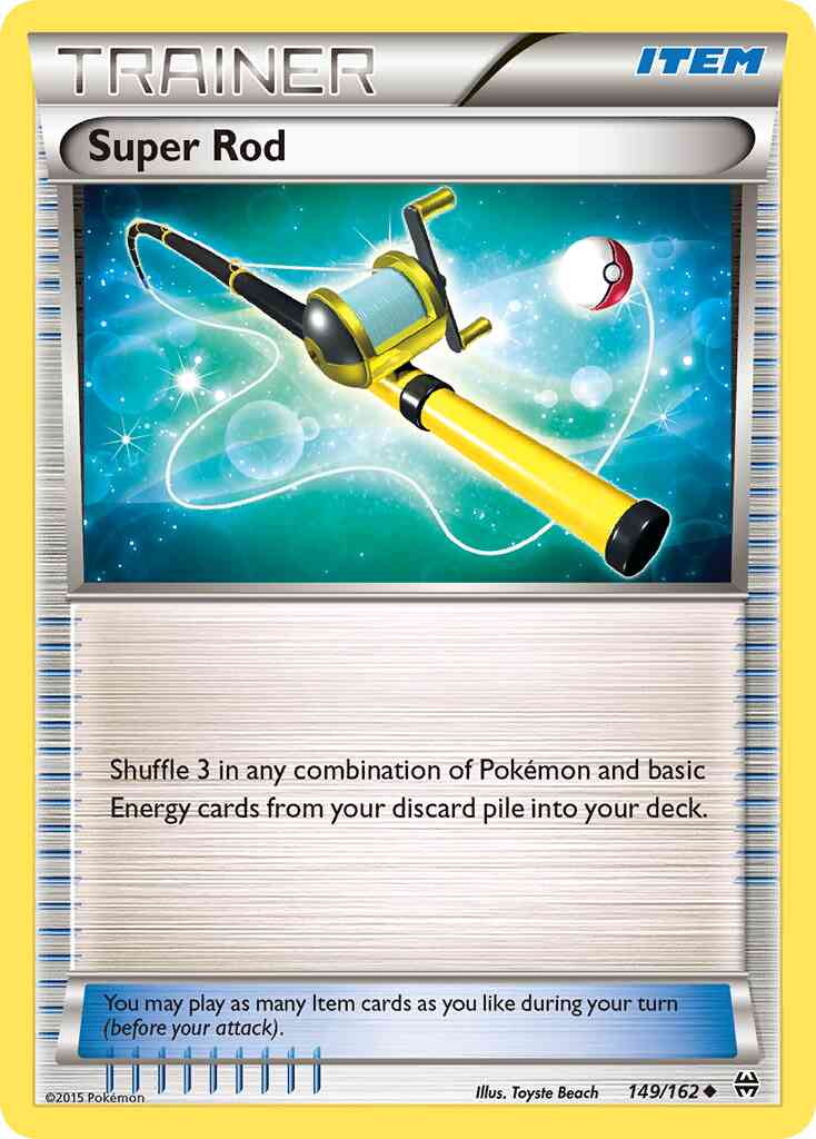 Super Rod - 149/162 - Uncommon [xy8-149] [Non-Holo]