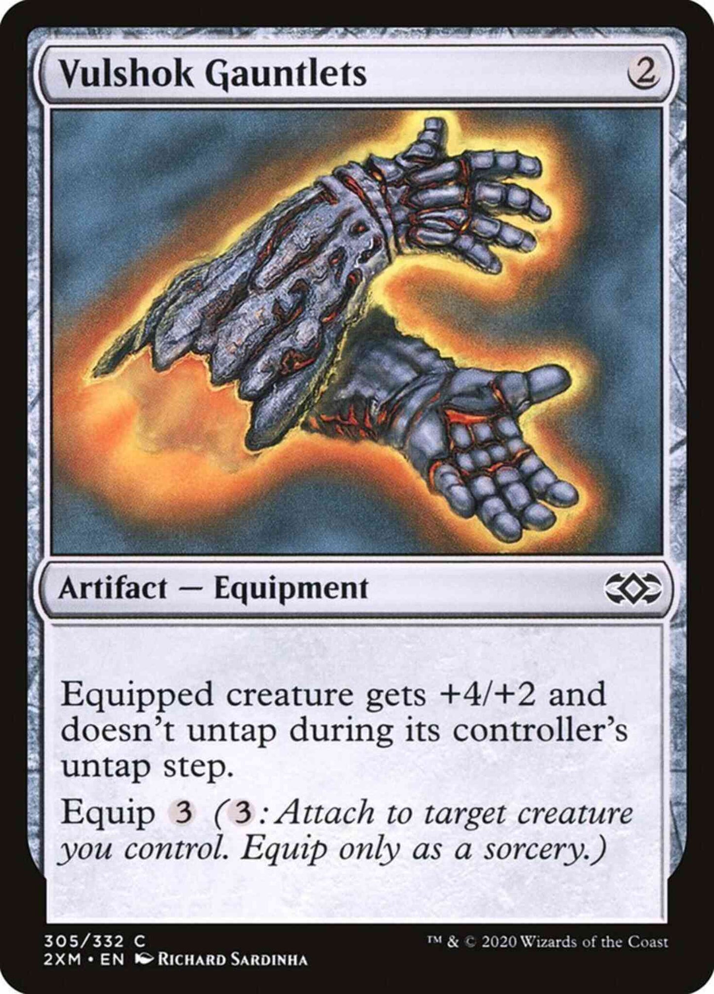 Vulshok Gauntlets [305] [Double Masters] [Non-Foil]