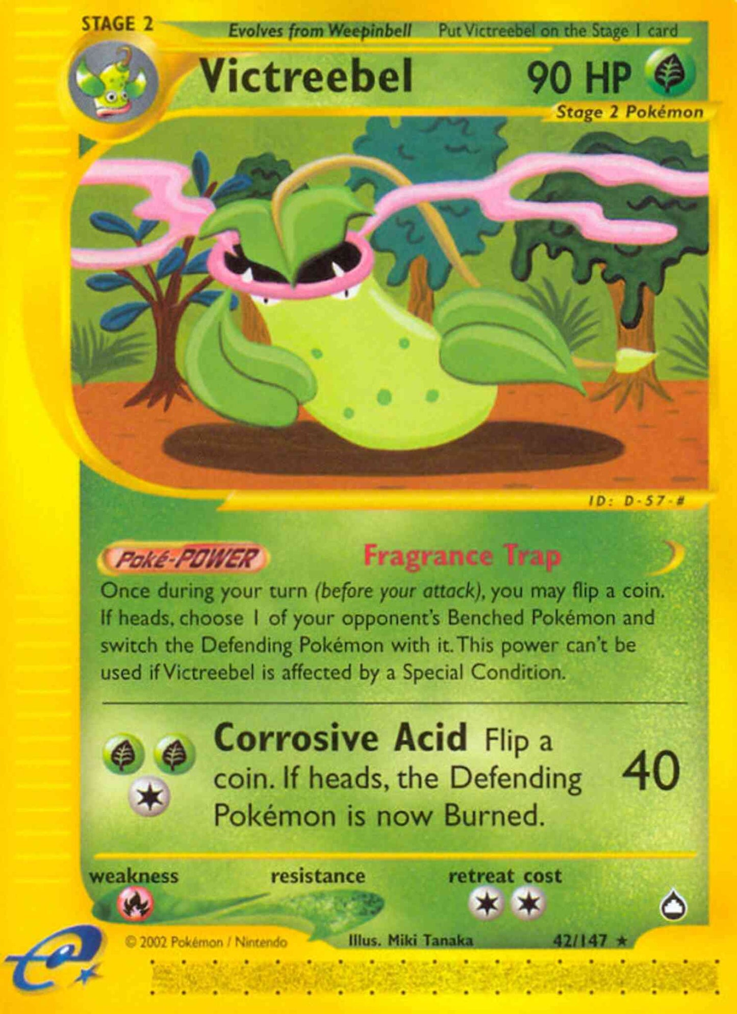 Victreebel - 42/147 - Rare [ecard2-42] [Non-Holo]