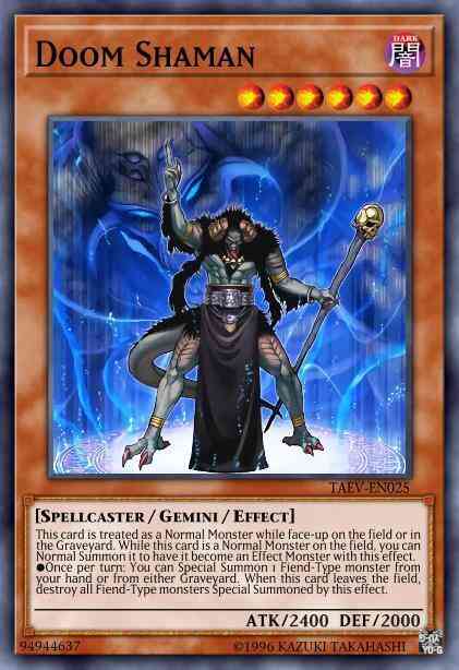 Doom Shaman - TAEV-EN025 - Super Rare - 1st Edition