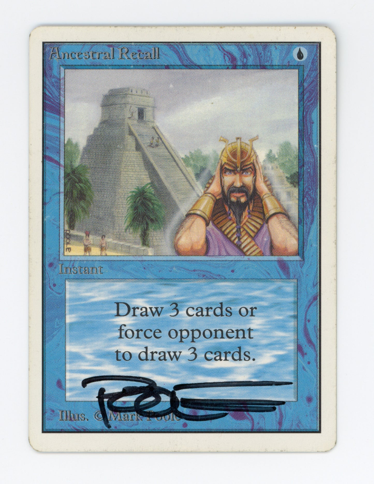 Ancestral Recall — Signed — ID 17988