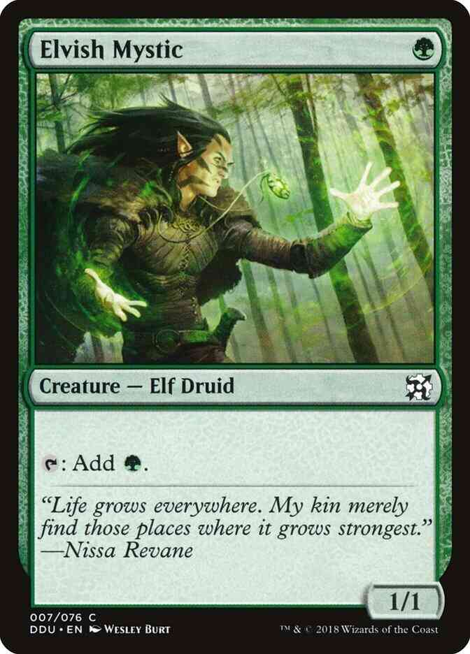 Elvish Mystic [7] [Duel Decks Elves vs Inventors] [Non-Foil]
