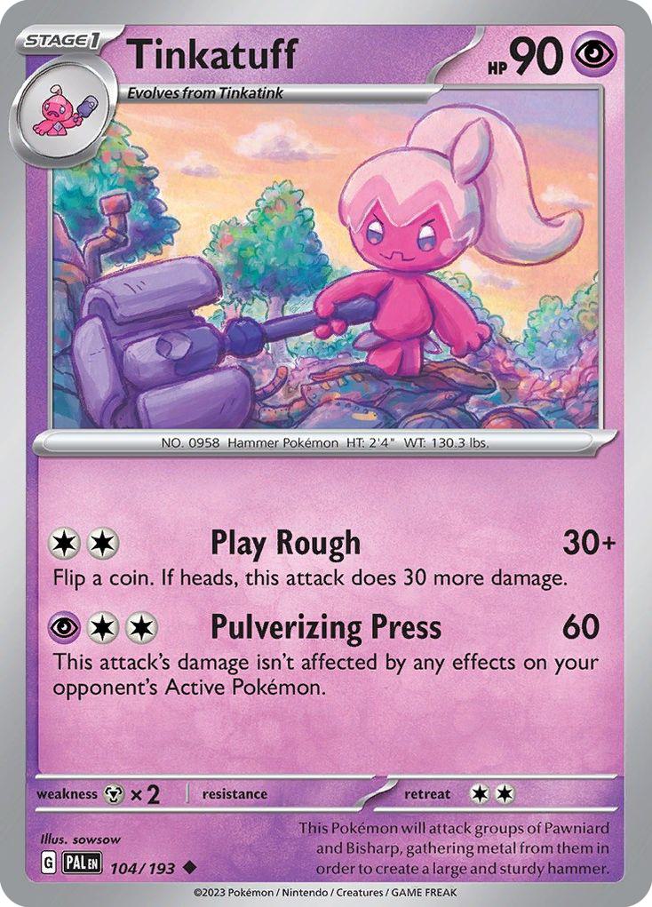 Tinkatuff - 104/193 - Uncommon [sv02-104] [Non-Holo]