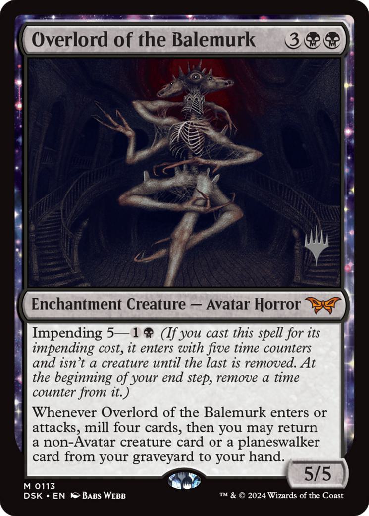 Overlord of the Balemurk [113p] [Promo Pack] [Duskmourn: House of Horror: Promos] [Non-Foil]