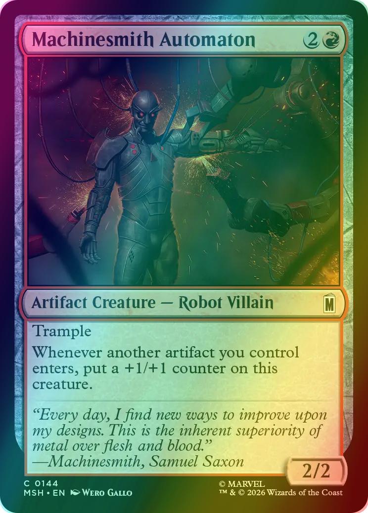 Machinesmith Automaton [144] [Marvel Super Heroes] [Foil]