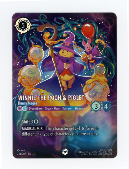 Winnie the Pooh & Piglet - Hunny Mages — Enchanted|Holofoil — ID 19976
