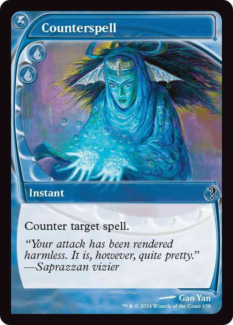 Counterspell [158] [Future Frame] [Mystery Booster 2] [Non-Foil]
