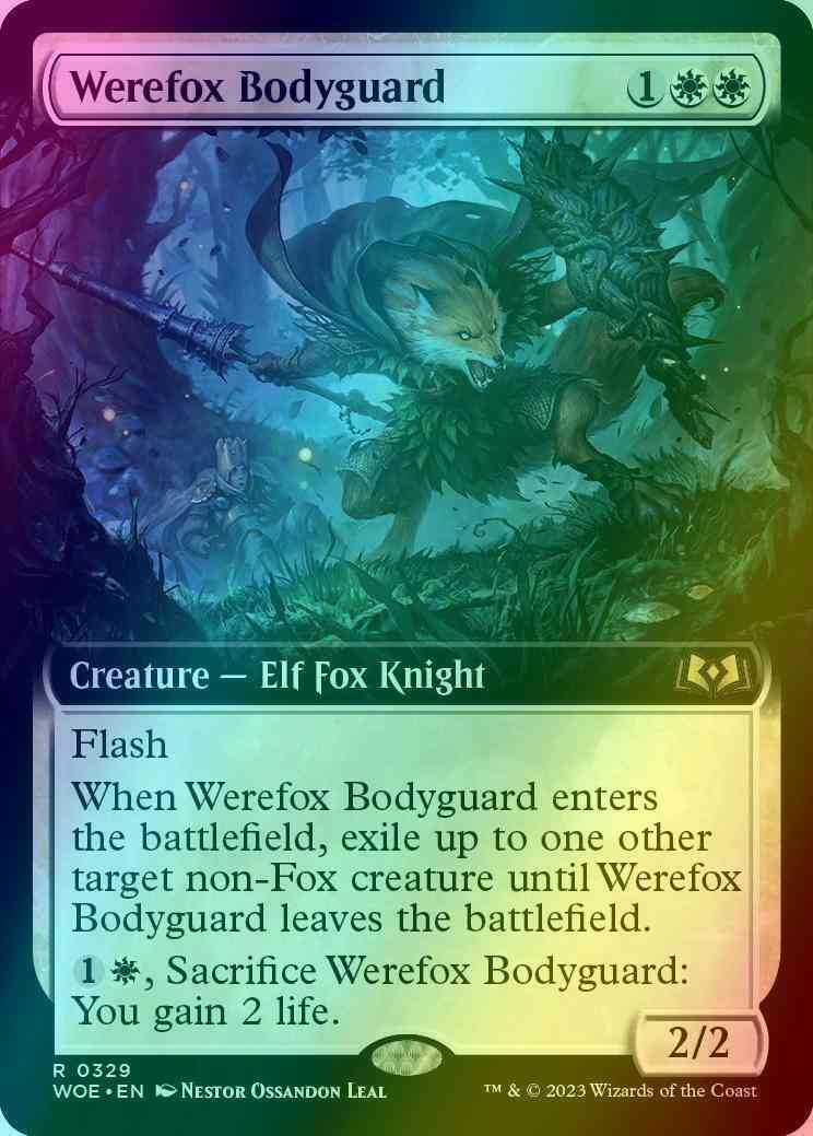 Werefox Bodyguard [329] [Extended Art] [Wilds of Eldraine] [Foil]