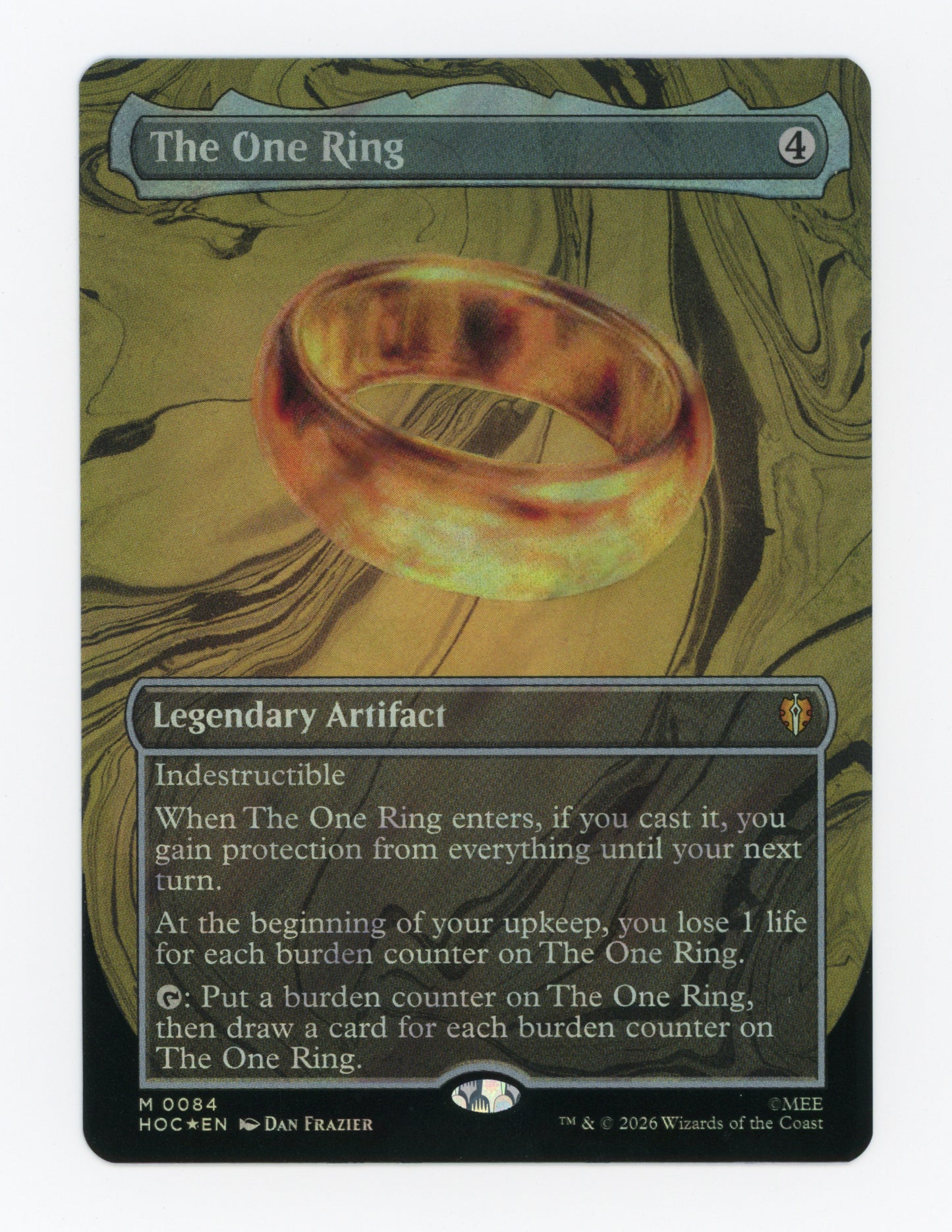 The One Ring — Borderless|Classic Artist|Surge Foil — ID 19902