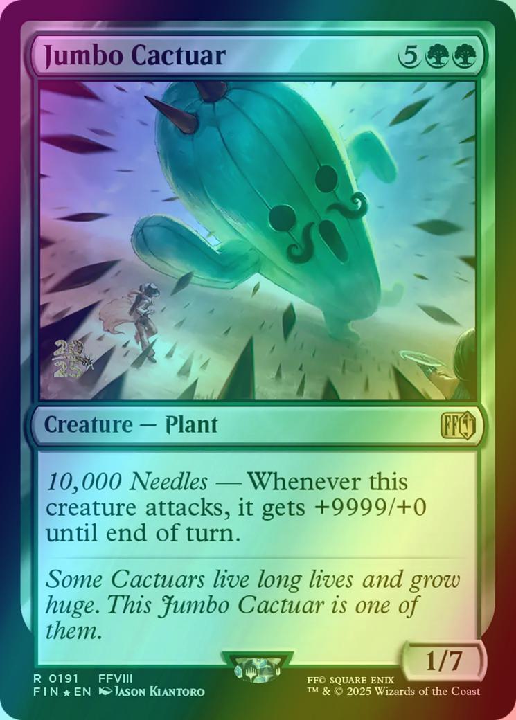 Jumbo Cactuar [191s] [Prerelease] [FINAL FANTASY: Promos] [Foil]