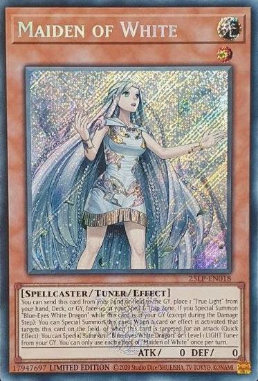 Maiden of White - Emblazoned - 25LP-EN018 - Secret Rare - Limited