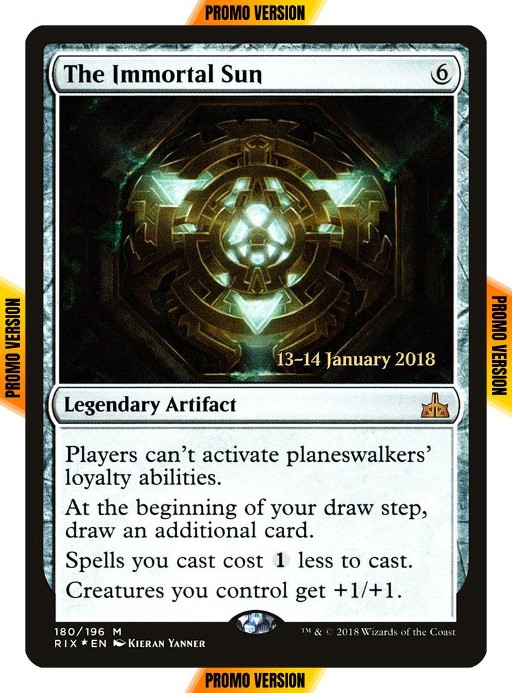 The Immortal Sun [180s] [Rivals of Ixalan Promos] [Foil]