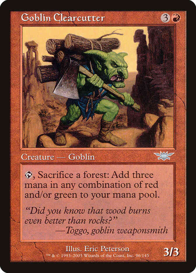 Goblin Clearcutter [96] [Legions] [Non-Foil]