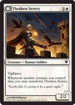 Thraben Sentry // Thraben Militia [38] [Innistrad] [Non-Foil]