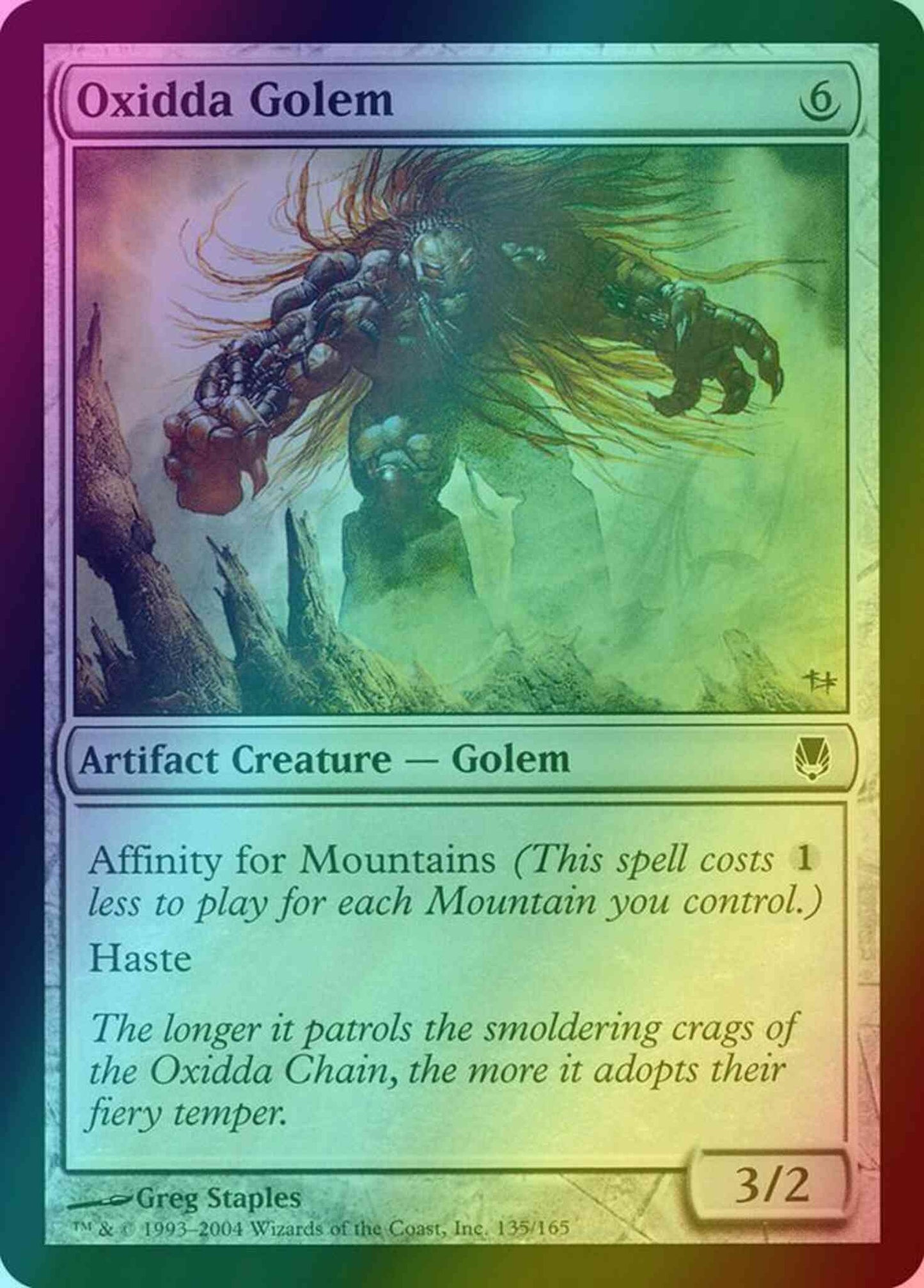 Oxidda Golem [135] [Darksteel] [Foil]