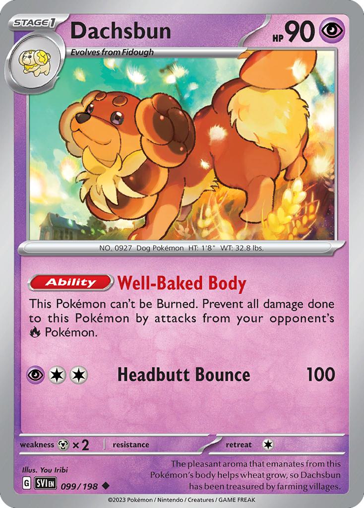 Dachsbun - 099/198 - Uncommon [sv01-099] [Non-Holo]