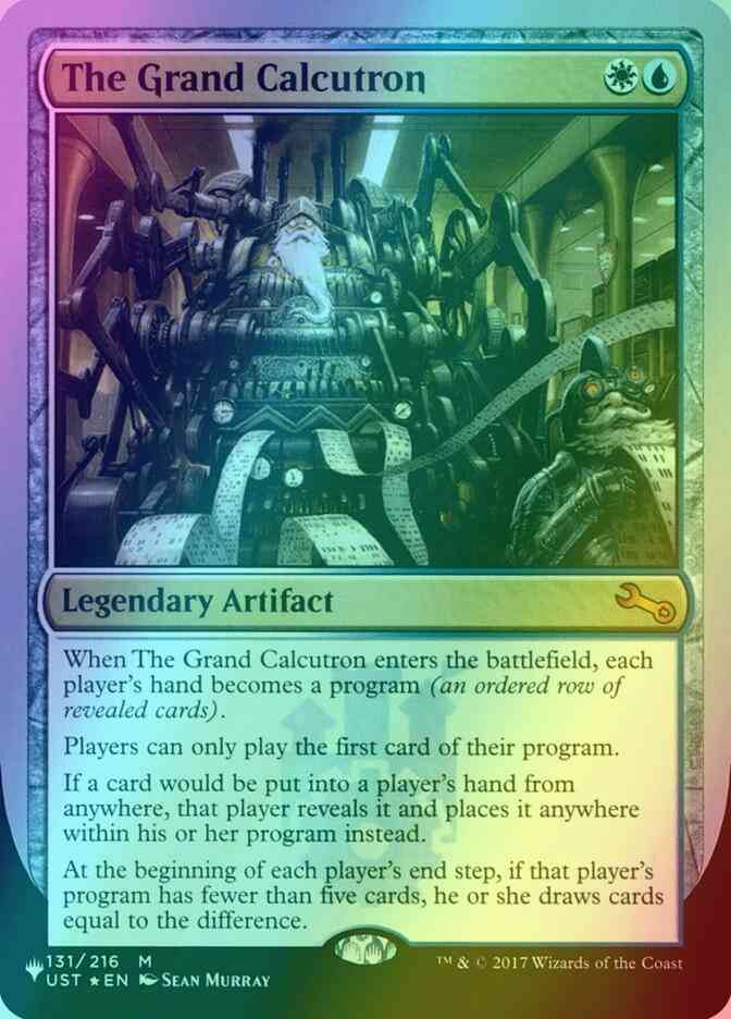 The Grand Calcutron [47] [UST Set Symbol] [The List: Unfinity Foil Edition] [Foil]