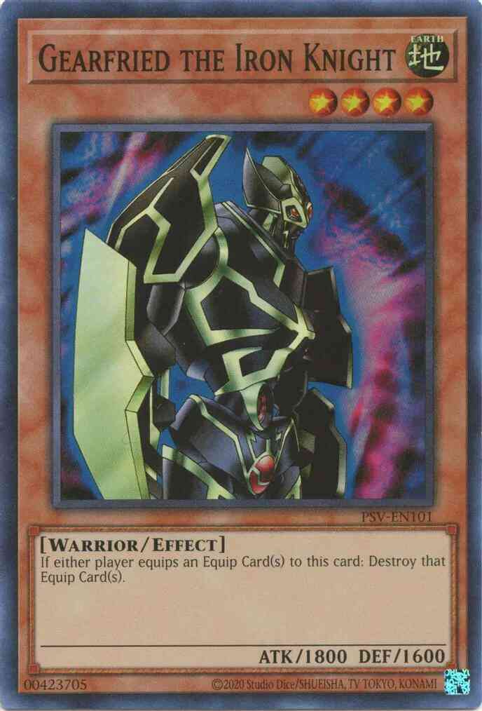 Gearfried the Iron Knight - 25th Anniversary - PSV-EN101 - Super Rare - Unlimited