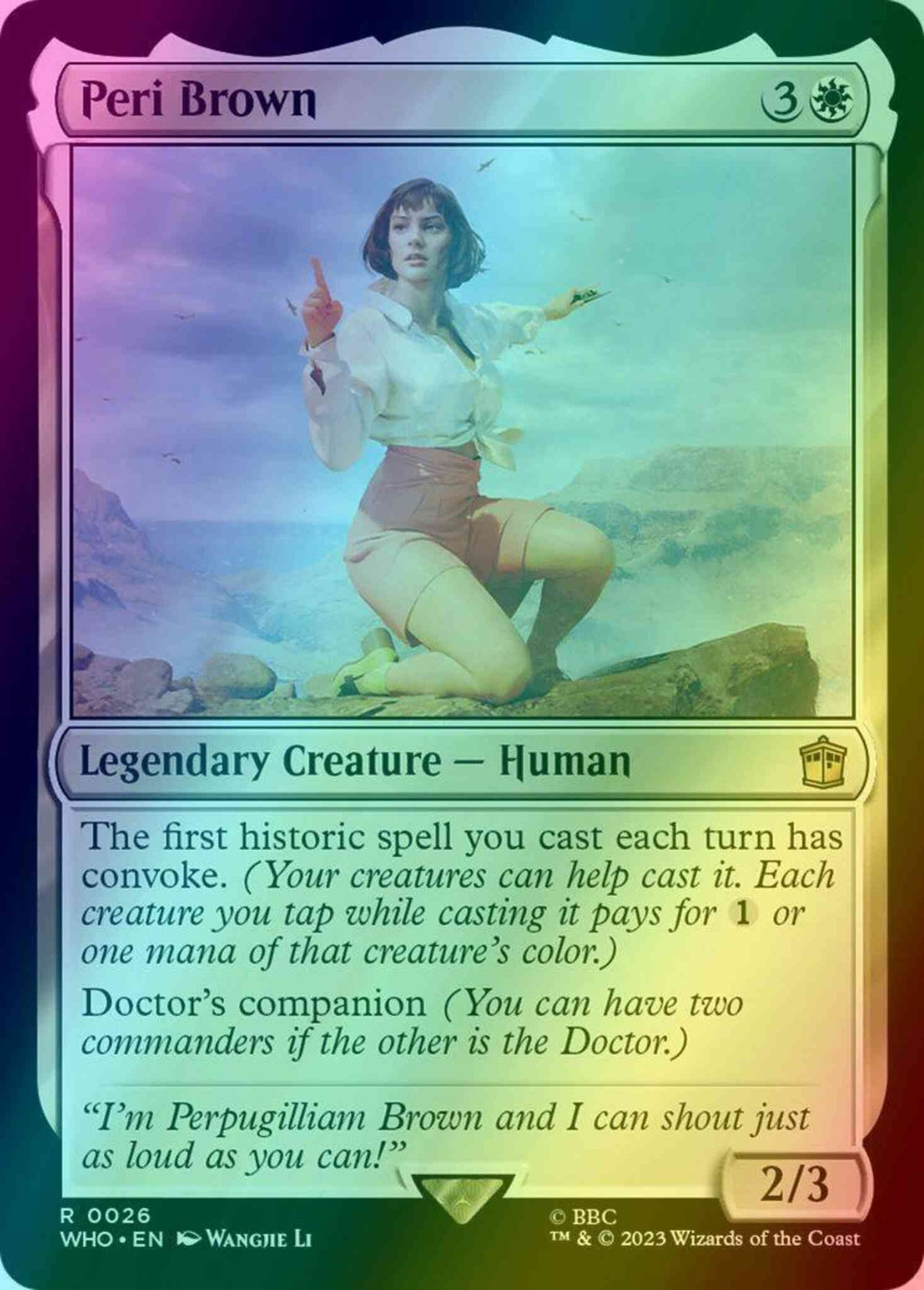 Peri Brown [26] [Universes Beyond: Doctor Who] [Foil]