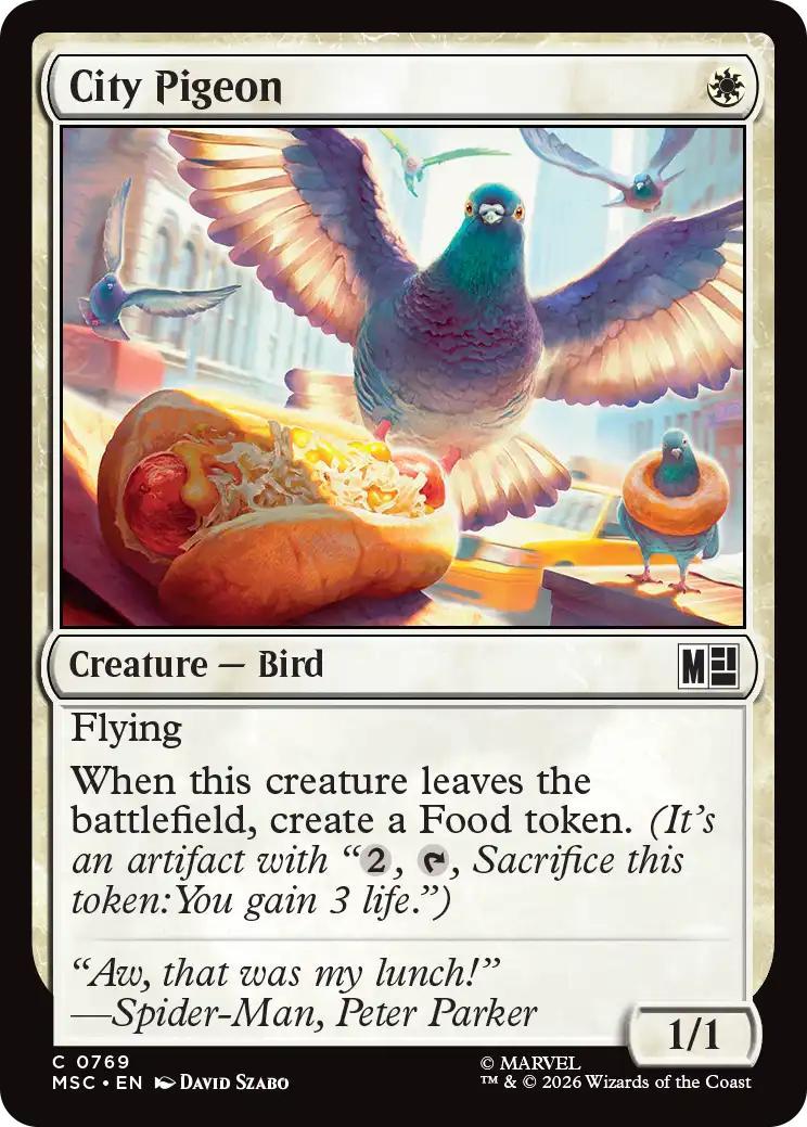 City Pigeon [769] [Jumpstart] [Marvel Super Heroes: Commander] [Non-Foil]