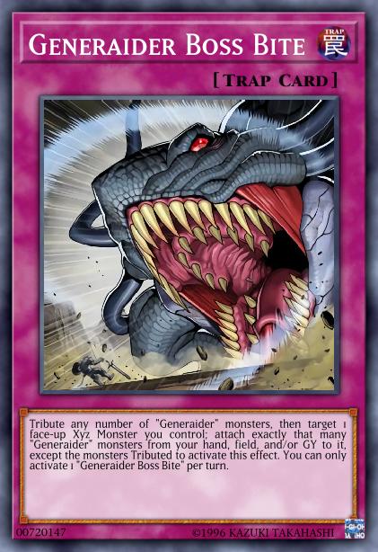 Generaider Boss Bite - MYFI-EN039 - Super Rare - 1st Edition