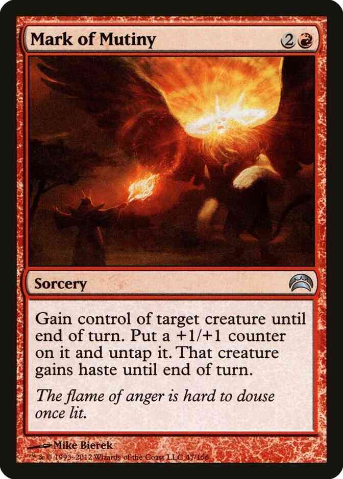 Mark of Mutiny [47] [Planechase 2012] [Non-Foil]