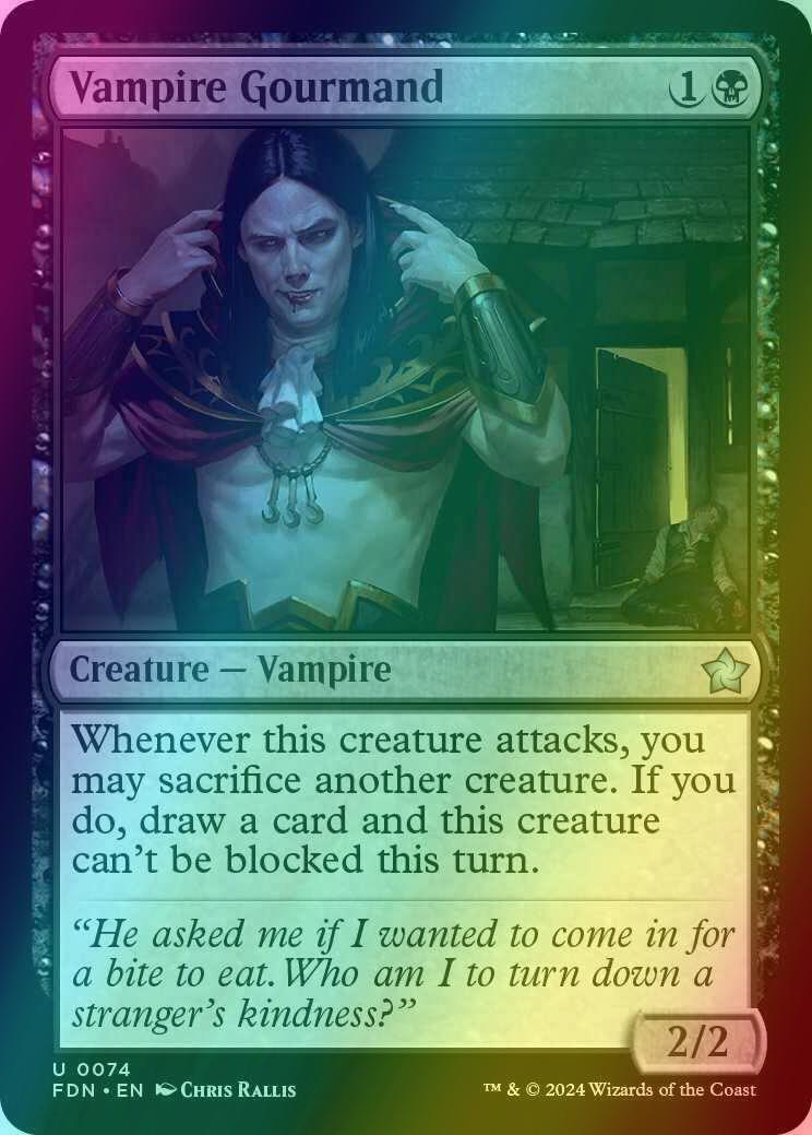 Vampire Gourmand [74] [Foundations] [Foil]