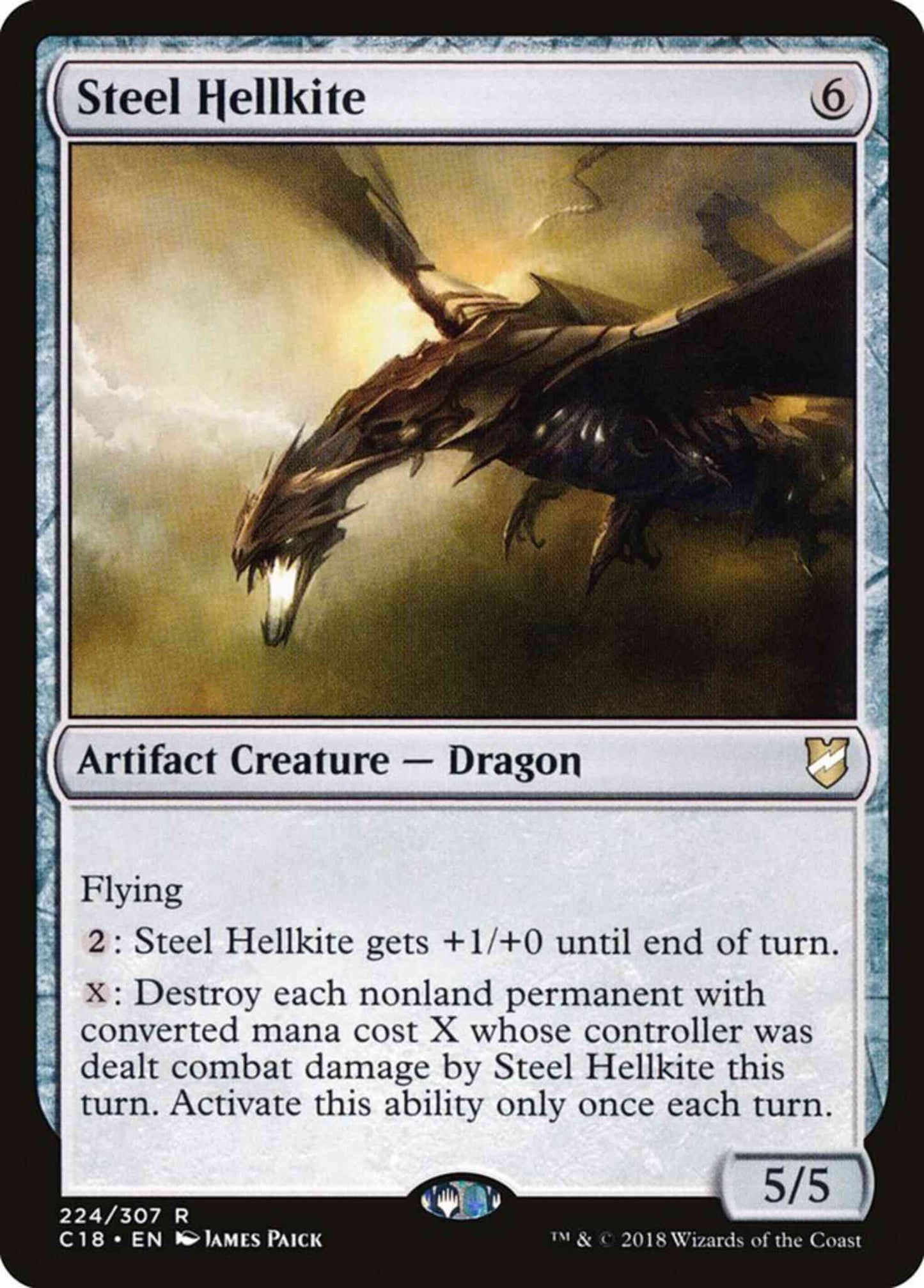 Steel Hellkite [224] [Commander 2018] [Non-Foil]