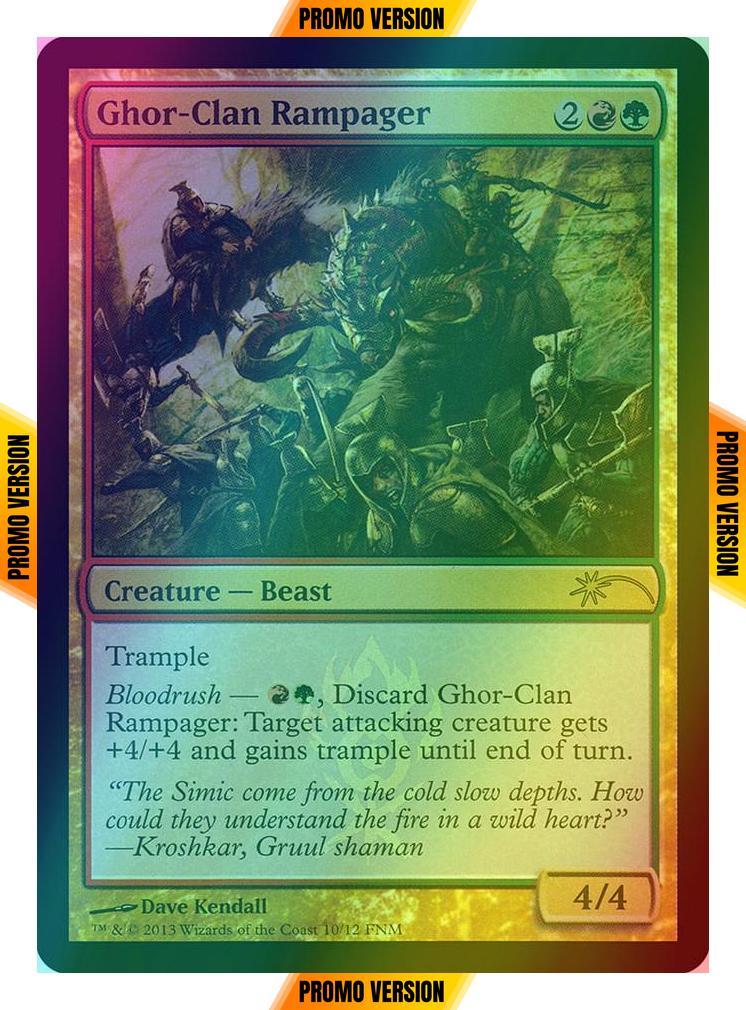 Ghor-Clan Rampager [10] [Friday Night Magic 2013] [Foil]