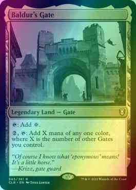 Baldur's Gate [345] [Commander Legends: Battle for Baldur's Gate] [Foil]