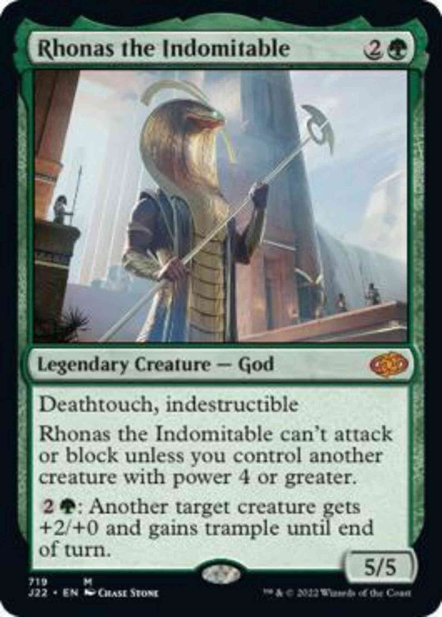 Rhonas the Indomitable [719] [Jumpstart 2022] [Non-Foil]