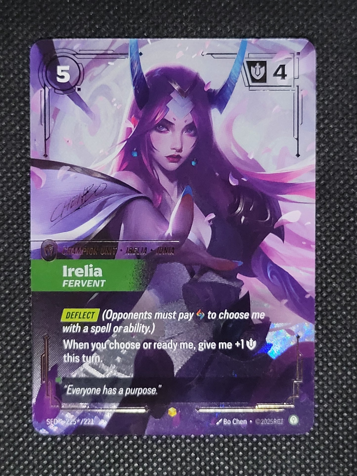 Irelia - Fervent — Signature|Foil — ID 19206