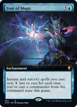 Font of Magic [562] [Extended Art] [Commander Legends: Battle for Baldur's Gate] [Non-Foil]