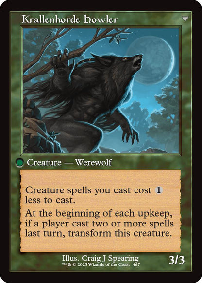 Duskwatch Recruiter // Krallenhorde Howler [467] [Retro Frame] [Innistrad Remastered] [Non-Foil]