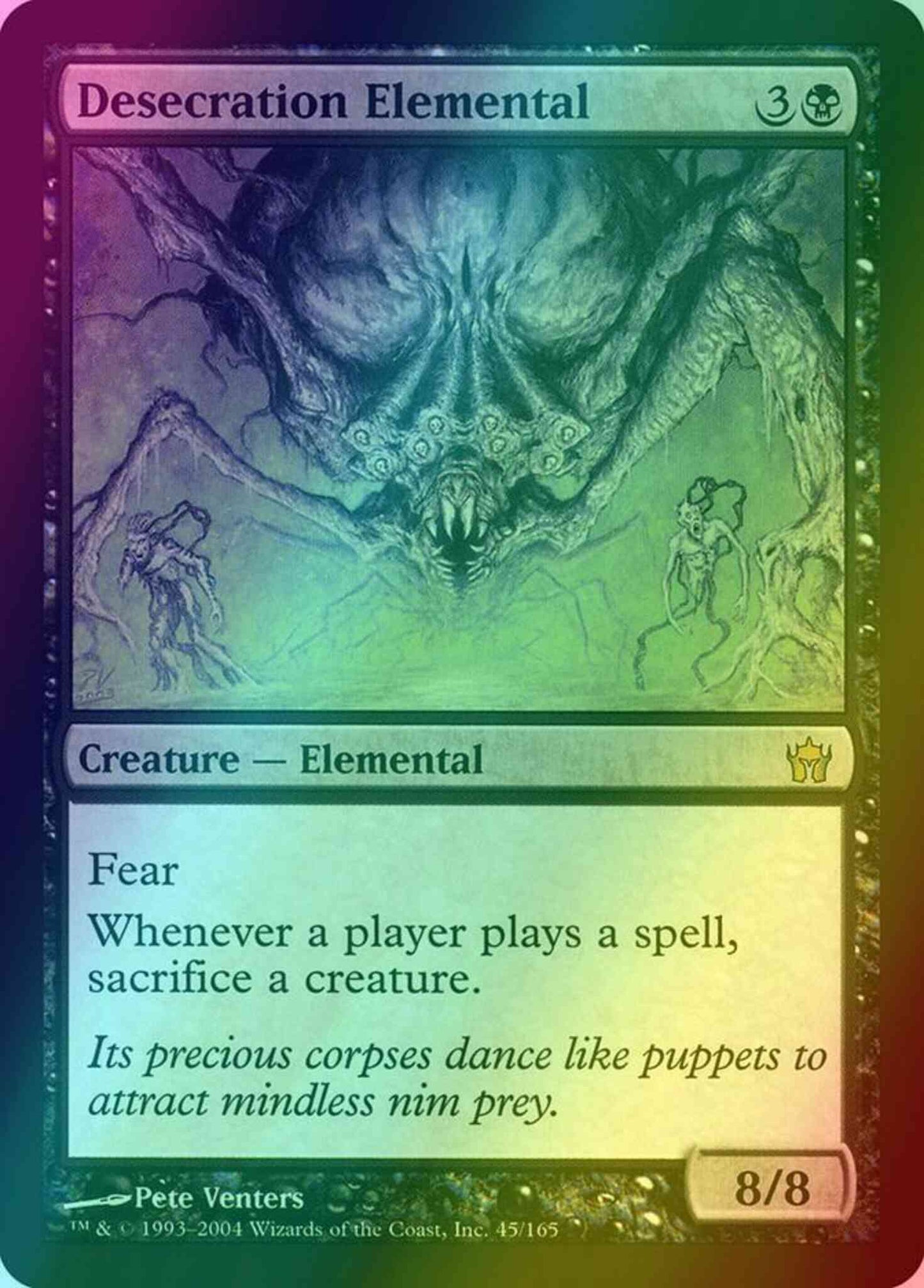 Desecration Elemental [45] [Fifth Dawn] [Foil]