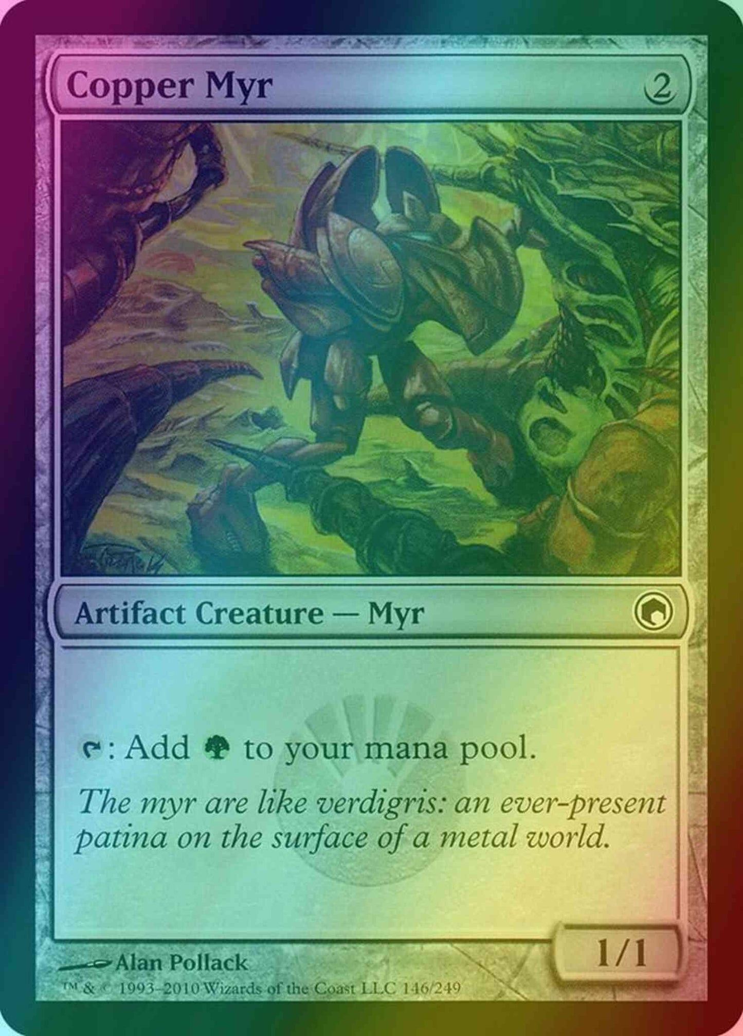 Copper Myr [146] [Scars Of Mirrodin] [Foil]
