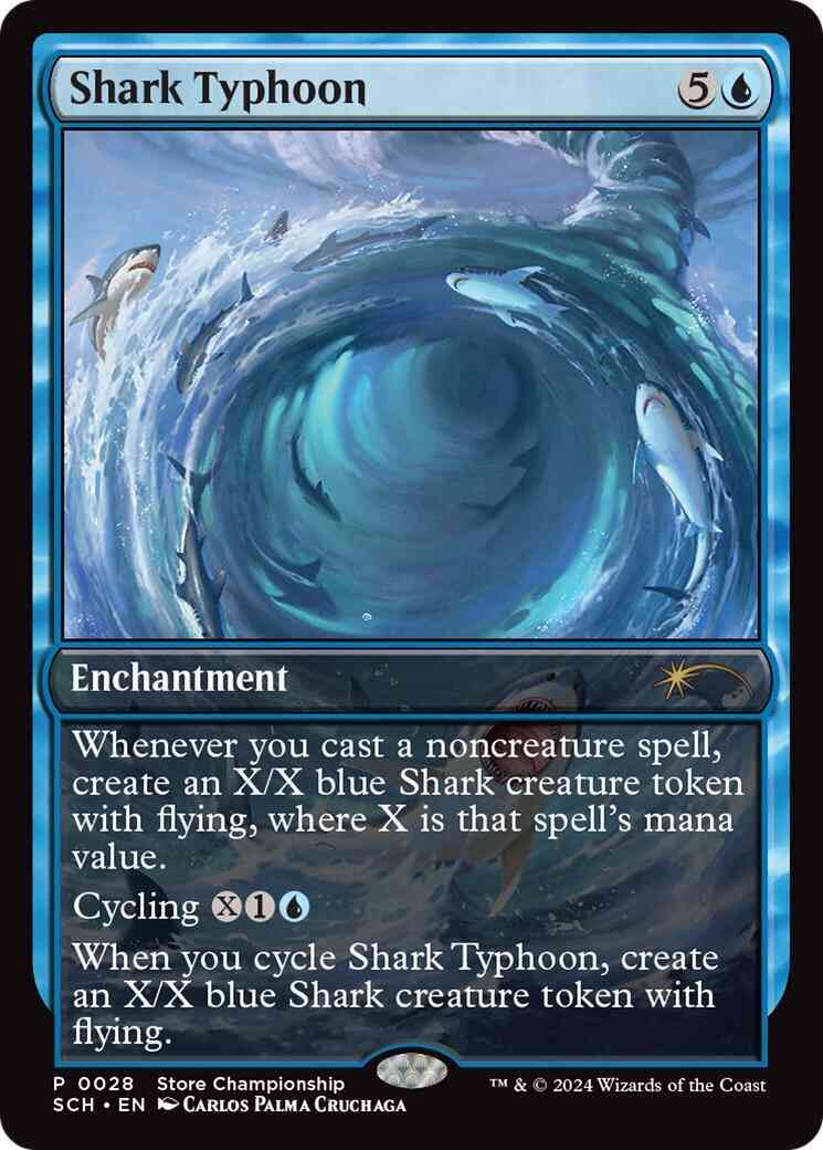 Shark Typhoon [28] [Store Championships] [Foil]