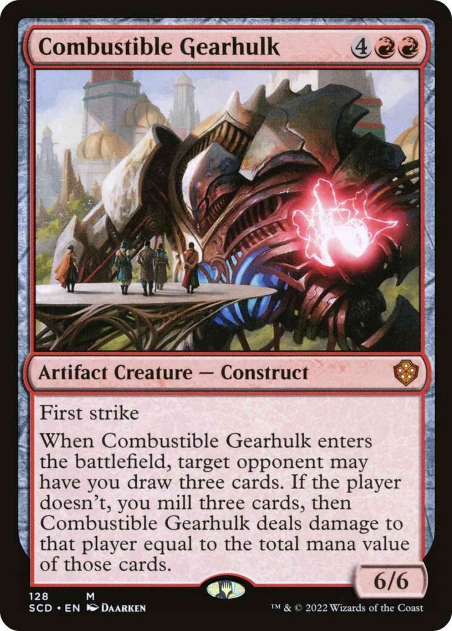 Combustible Gearhulk [128] [Starter Commander Decks] [Non-Foil]