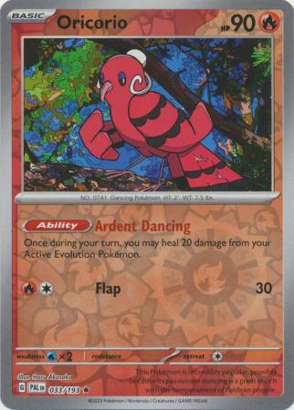 Oricorio - 033/193 - Rare [sv02-033] [Reverse Holo]