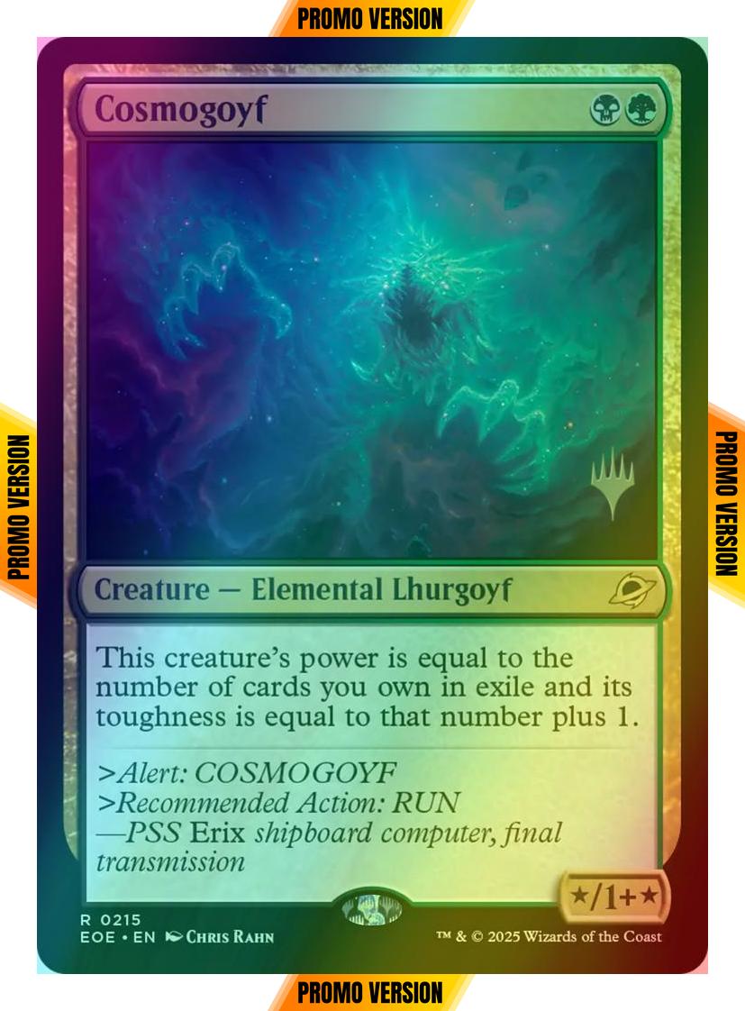 Cosmogoyf [215p] [Promo Pack] [Edge of Eternities: Promos] [Foil]