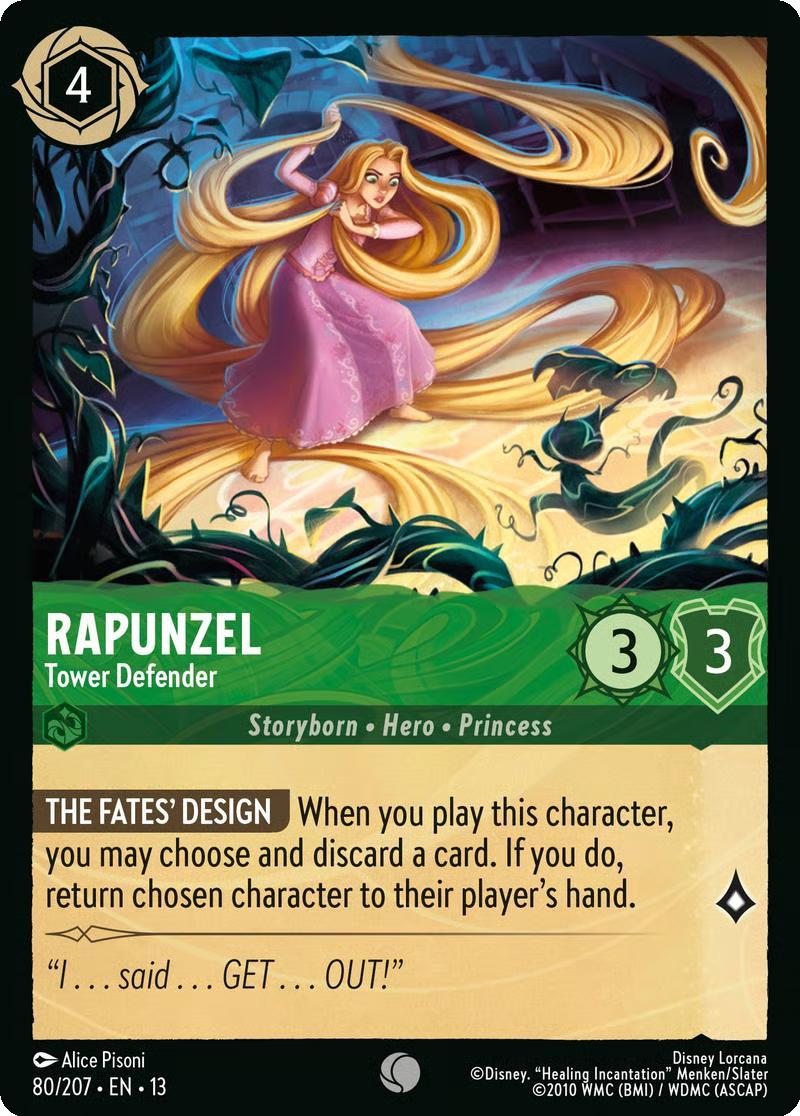 Rapunzel - Tower Defender - 80/204 [Attack of the Vine!] [Non-Foil]